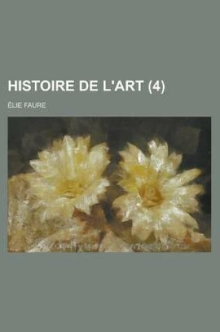 Cover of Histoire de L'Art (4 )