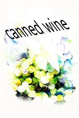 Book cover for canned wine