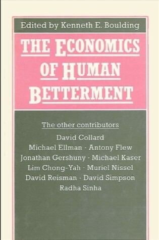 Cover of The Economics of Human Betterment