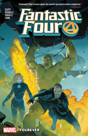 Book cover for Fantastic Four by Dan Slott Vol. 1: Fourever