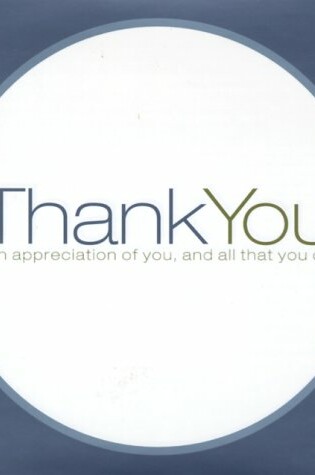 Cover of Thank You