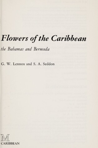 Cover of Flowers Caribbean Bahamas/Ber