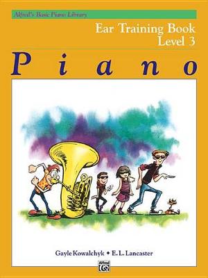 Cover of Alfred's Basic Piano Library Eartraining 3