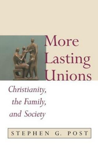 Cover of More Lasting Unions