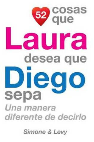 Cover of 52 Cosas Que Laura Desea Que Diego Sepa