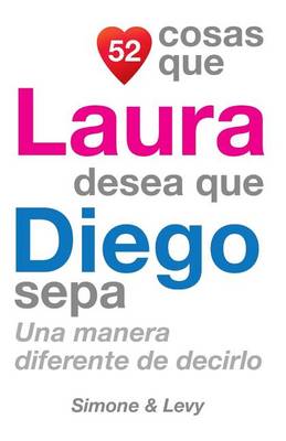 Book cover for 52 Cosas Que Laura Desea Que Diego Sepa
