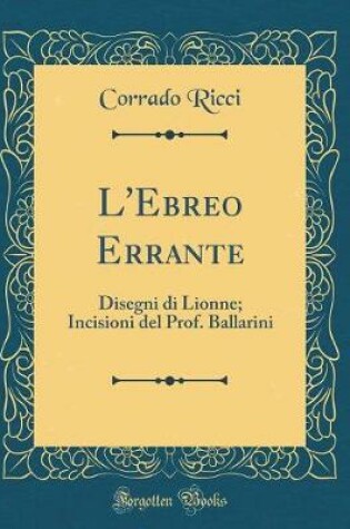 Cover of L'Ebreo Errante