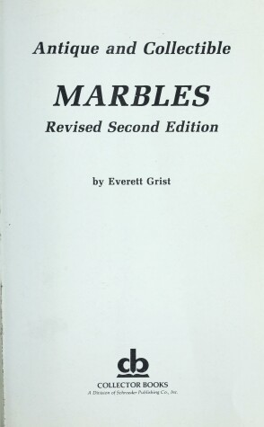 Book cover for Antique and Collectable Marbles