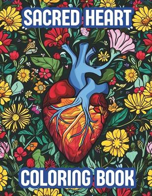 Book cover for Sacred Heart Coloring Book