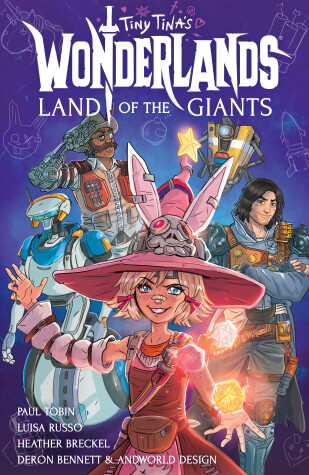 Book cover for Tiny Tina's Wonderlands: Land of the Giants