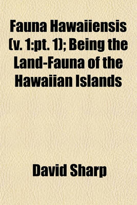 Book cover for Fauna Hawaiiensis (V. 1