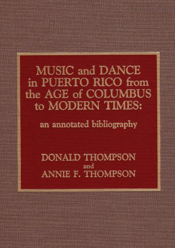 Book cover for Music and Dance in Puerto Rico from the Age of Columbus to Modern Times