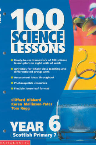 Cover of 100 Science Lessons for year 6