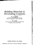 Book cover for Building Materials in Developing Countries