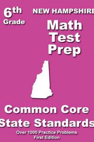 Cover of New Hampshire 6th Grade Math Test Prep