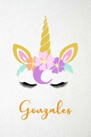 Cover of Gonzales A5 Lined Notebook 110 Pages