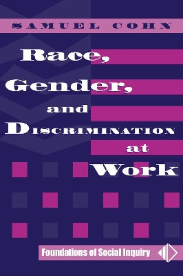 Book cover for Race, Gender, And Discrimination At Work