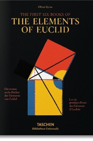 Cover of Oliver Byrne. Six Books of Euclid