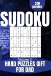 Book cover for Hard Sudoku Book Gift For Dad
