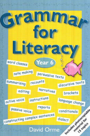 Cover of Grammar for Literacy Year 6