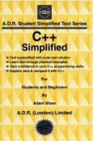 Cover of C++ Simplified