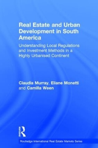 Cover of Real Estate and Urban Development in South America