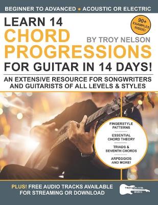 Cover of Learn 14 Chord Progressions for Guitar in 14 Days