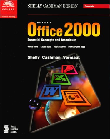 Cover of Microsoft Office 2000 Essential Concepts and Techniques