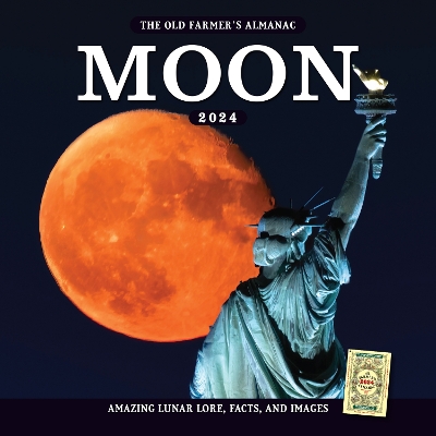 Book cover for The 2024 Old Farmer's Almanac Moon Calendar