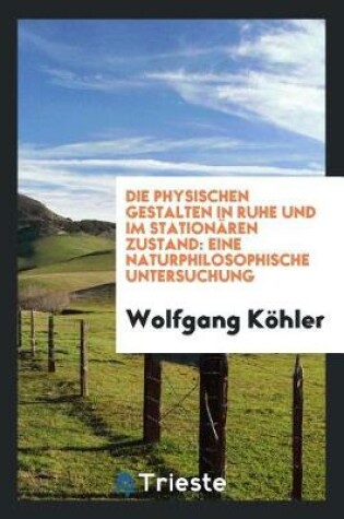 Cover of Die Physischen Gestalten in Ruhe Und Im Stationaren Zustand