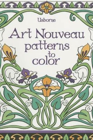 Cover of Art Noveau Patterns to Color