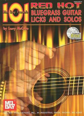 Book cover for 101 Red Hot Bluegrass Guitar Licks and Solos