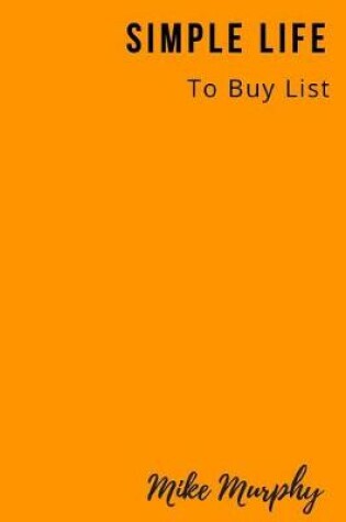 Cover of Simple Life to Buy List