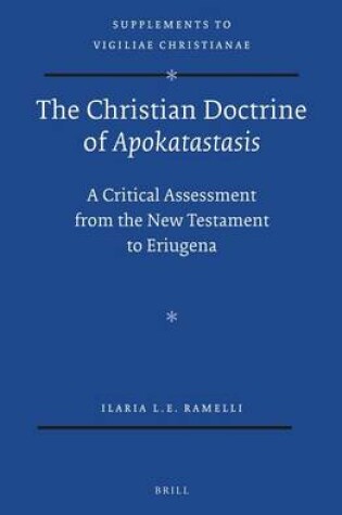 Cover of The Christian Doctrine of Apokatastasis