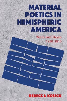 Book cover for Material Poetics in Hemispheric America