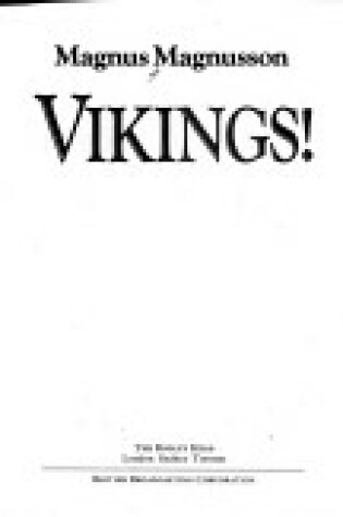 Cover of Vikings!