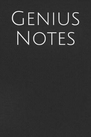 Cover of Genius Notes