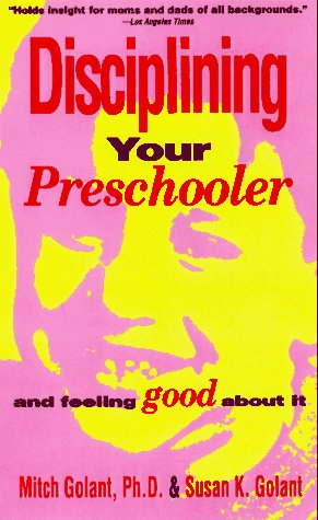 Book cover for Disciplining Your Preschooler