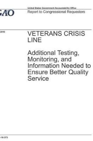 Cover of Veterans Crisis Line