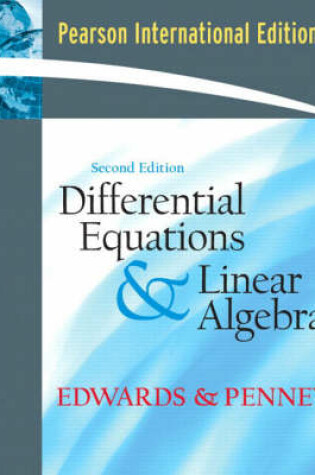 Cover of Differential Equations and Linear Algebra: (International Edition) with Maple 10 VP