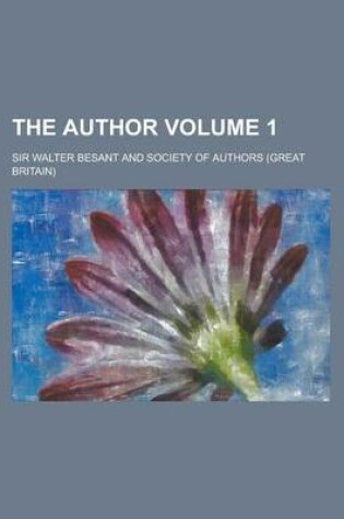 Cover of The Author Volume 1