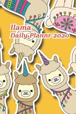 Book cover for llama Daily Planner 2020