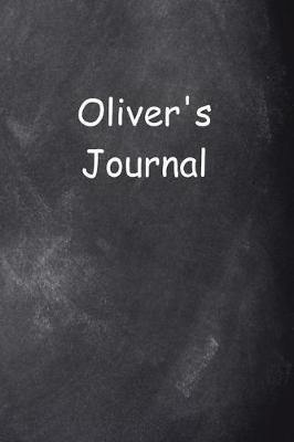 Book cover for Oliver Personalized Name Journal Custom Name Gift Idea Oliver