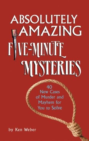 Book cover for Absolutely Amazing Five-Minute Mysteries