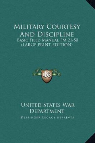 Cover of Military Courtesy and Discipline