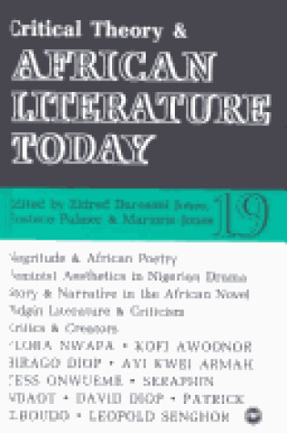 Cover of Critical Theory & African Literature Today