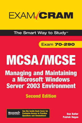 Cover of MCSA/MCSE 70-290 Exam Cram