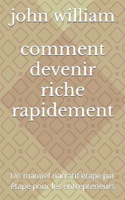 Book cover for comment devenir riche rapidement