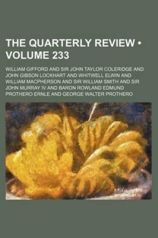 Cover of The Quarterly Review (Volume 233)