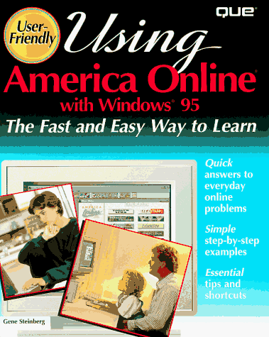 Book cover for Using America Online with Windows 95